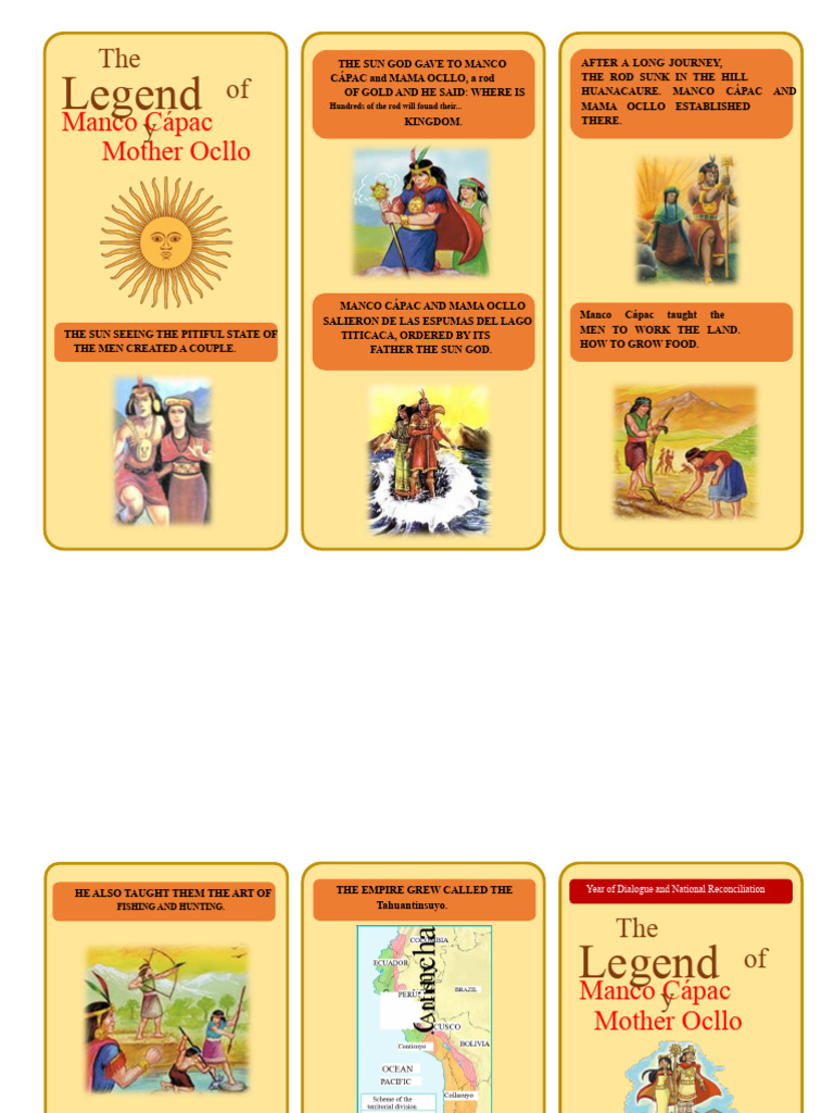 Triptych Legend of Manco Cápac and Mama Ocllo | PDF | Inca Empire