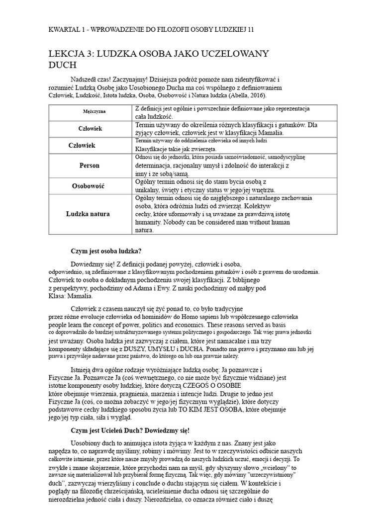 Lekcja 3 | PDF