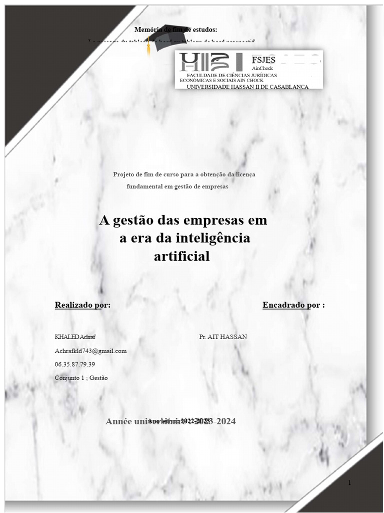 Impacto da IA na Gestão Empresarial | PDF | Inteligência artificial ...