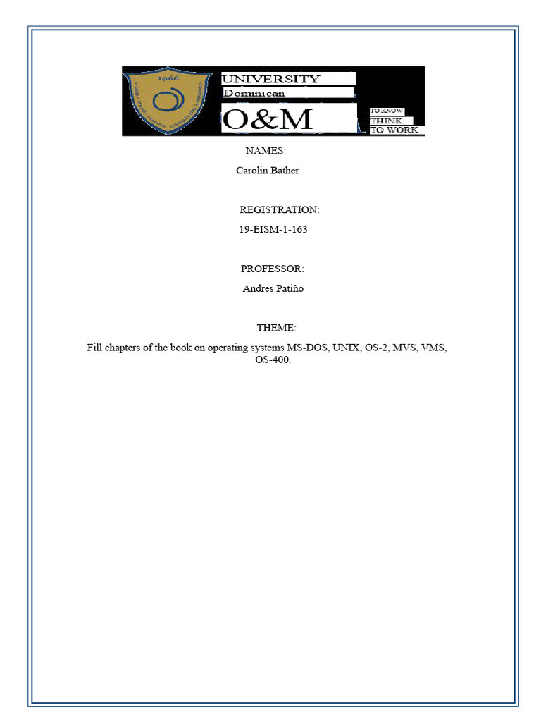 Overview of Operating Systems Concepts | PDF | Process (Computing ...
