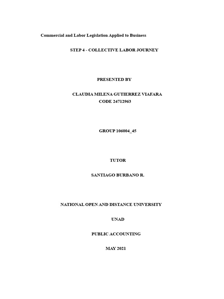 Collective Labor Law in Colombia | PDF | Strike Action | Employment