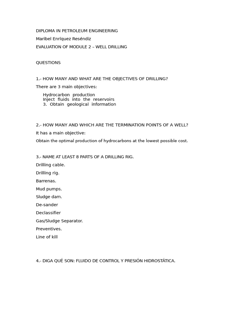 Well Drilling Objectives and Techniques | PDF | Casing (Borehole) | Oil ...