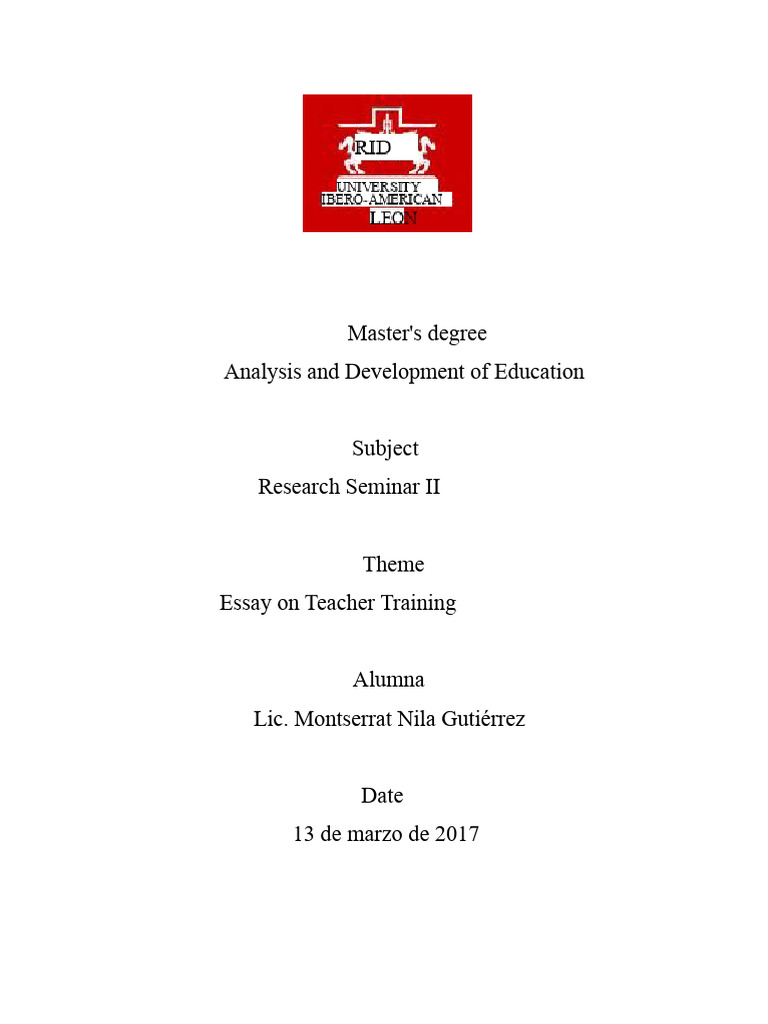 Teacher Training Challenges and Innovations | PDF | Teachers | Teacher ...