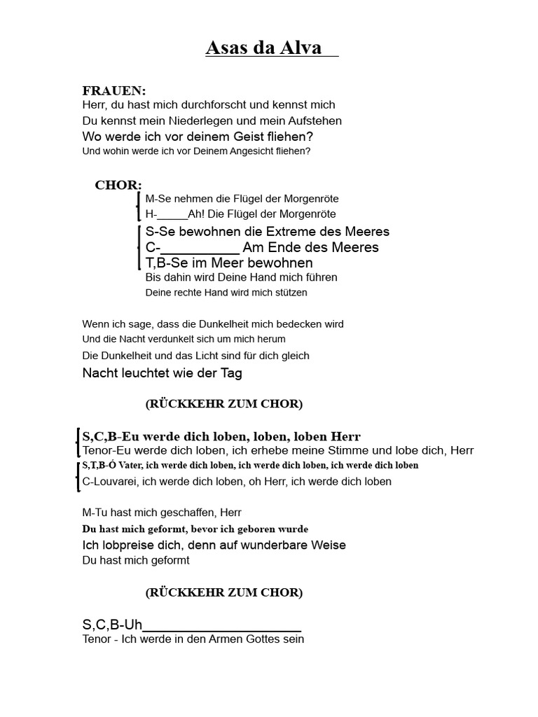 Flügel Der Alva - Text | PDF