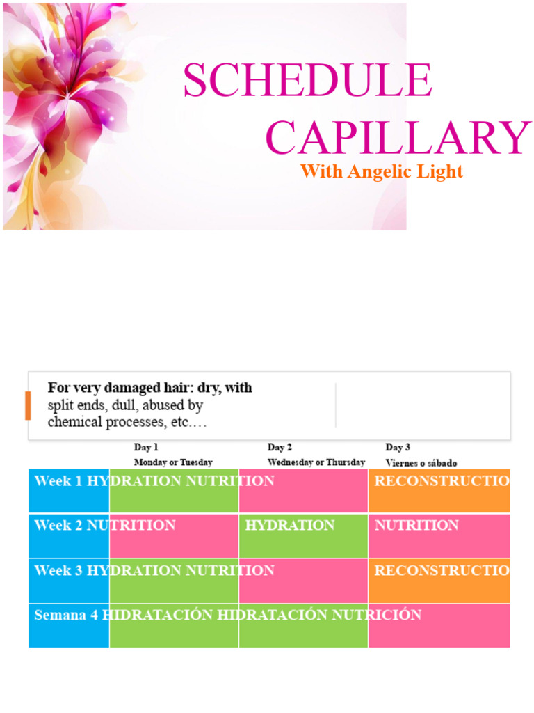 JUNE SCHEDULE | PDF | Shampoo | Hair Care