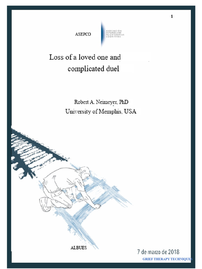 Grief Therapy Techniques Explained | PDF | Grief | Attachment Theory