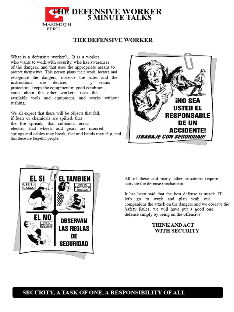 The Defensive Worker | PDF
