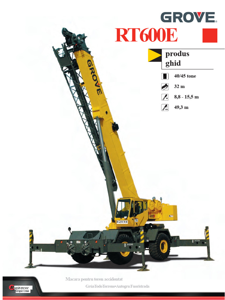 Grove RT600E | PDF