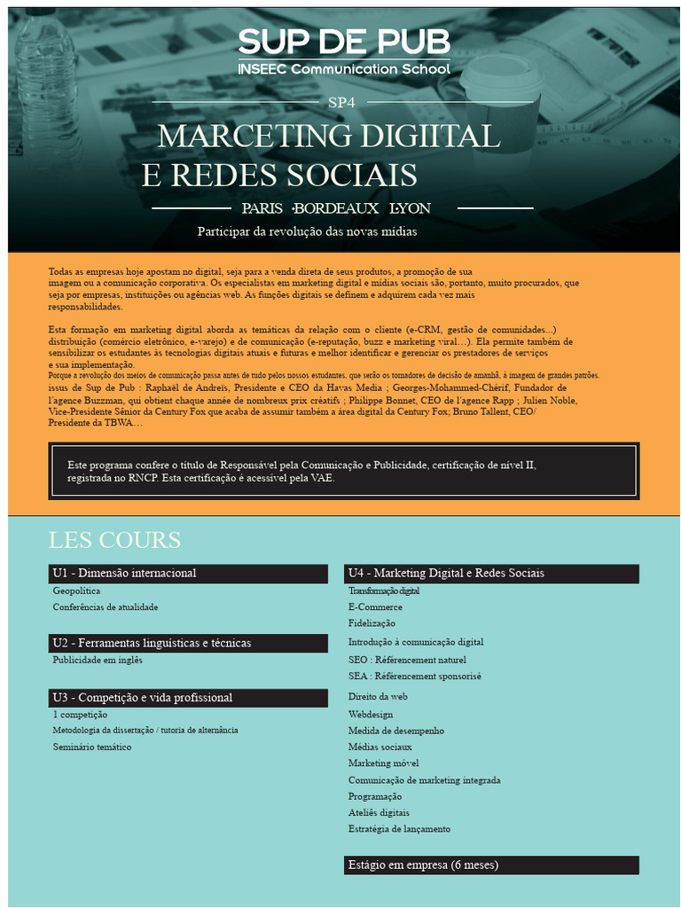 Curso de Marketing Digital e Redes Sociais | PDF | Marketing | Comunicação