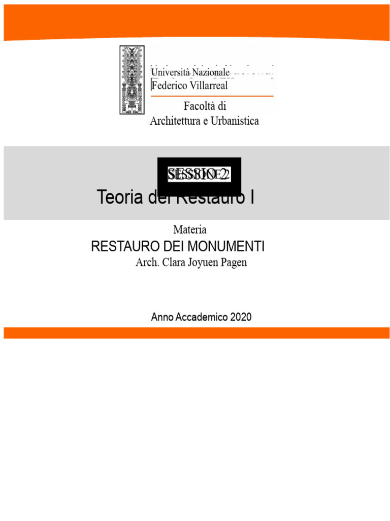 Teoria Del Restauro | PDF