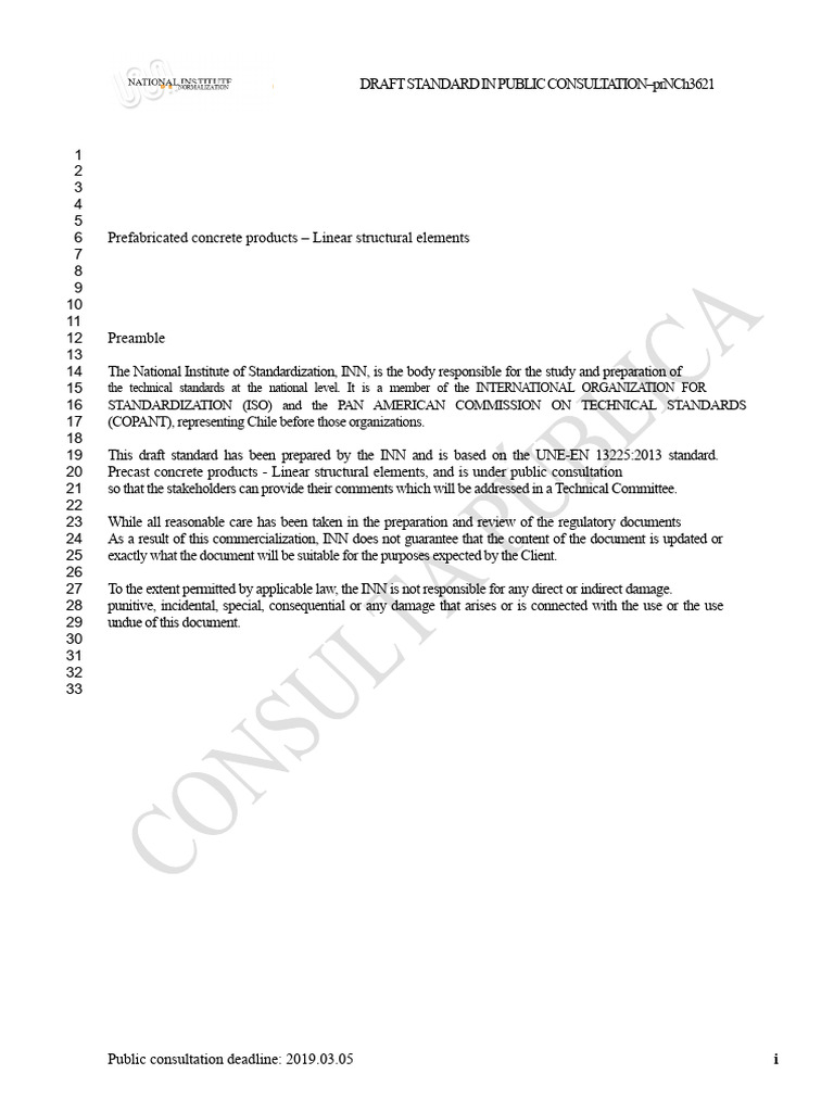 Draft Standard for Prefab Concrete Elements | PDF | Beam (Structure ...