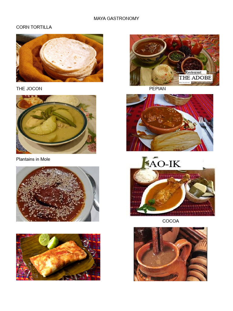 Maya Gastronomy and Cultural Ceremonies | PDF