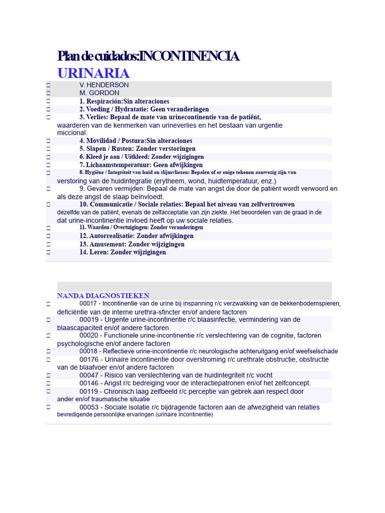 Zorgplan | PDF