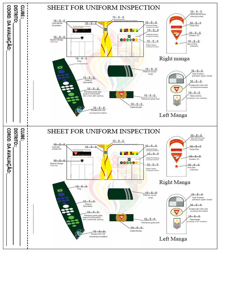 Inspection of the gala uniform - DBV leadership (1) | PDF | Uniforms ...