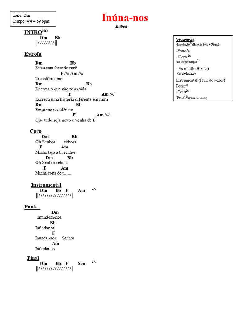 Letra da Música 