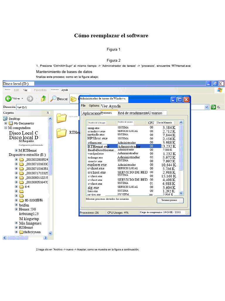 Cómo Reemplazar El Software | PDF