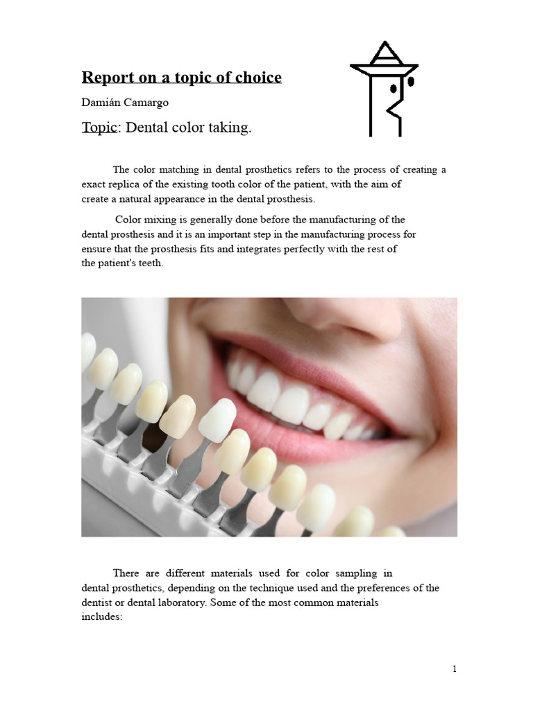 color sampling | PDF | Tooth Enamel | Prosthesis