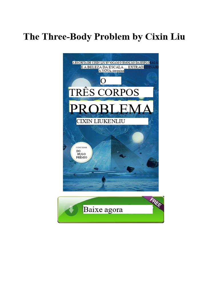 O Problema dos Três Corpos: PDF e Revisão | PDF