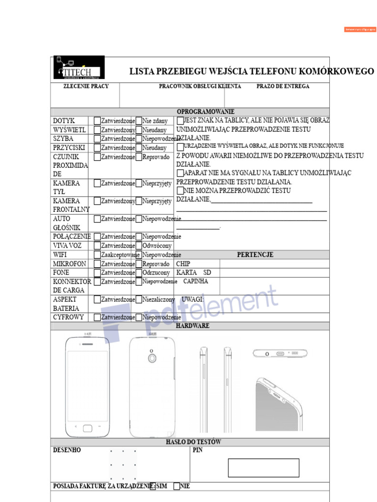 Checklist Telefon | PDF