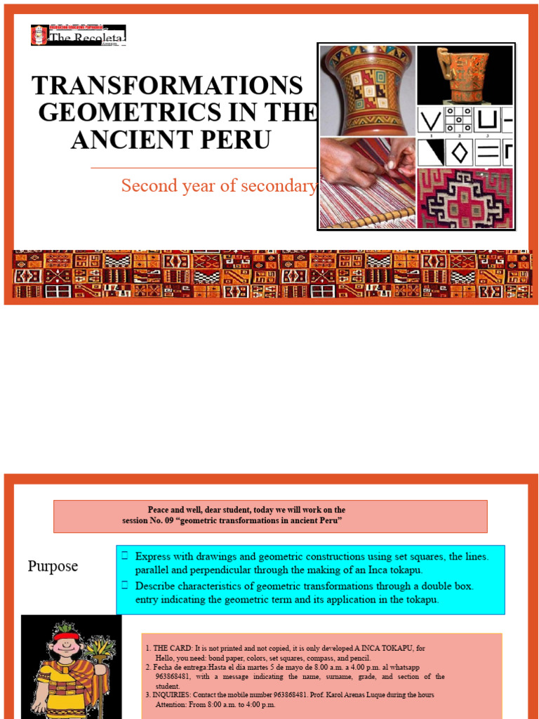 09 Sheet 09 - 2ND - Geometric Transformations | PDF | Area | Cartesian ...