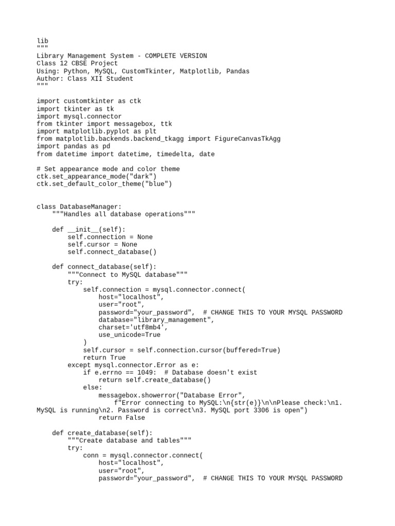 Library Management System Project | PDF | Information Retrieval | Sql