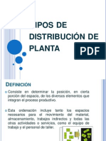 Tipos de Distribucion de Planta SLP