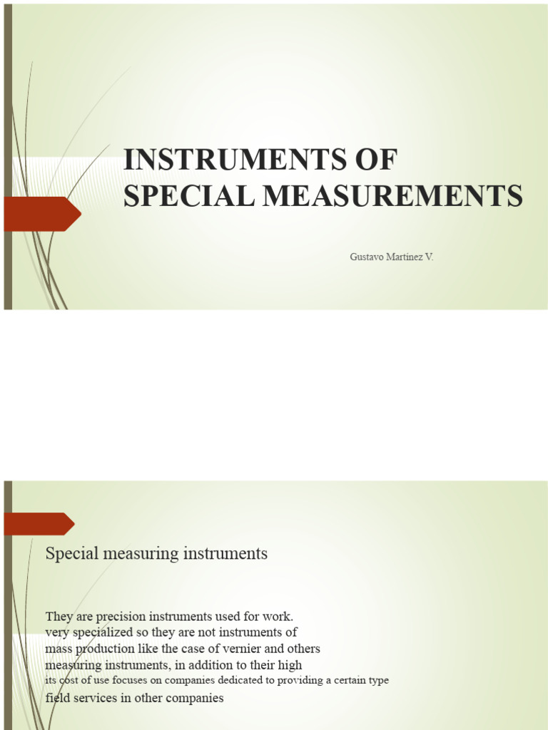 Precision Measuring Instruments Overview | PDF | Applied And ...