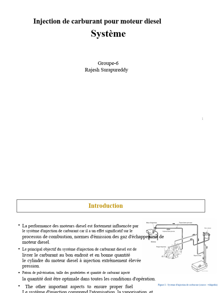 Système d'injection de carburant diesel | PDF | Injection (moteur ...