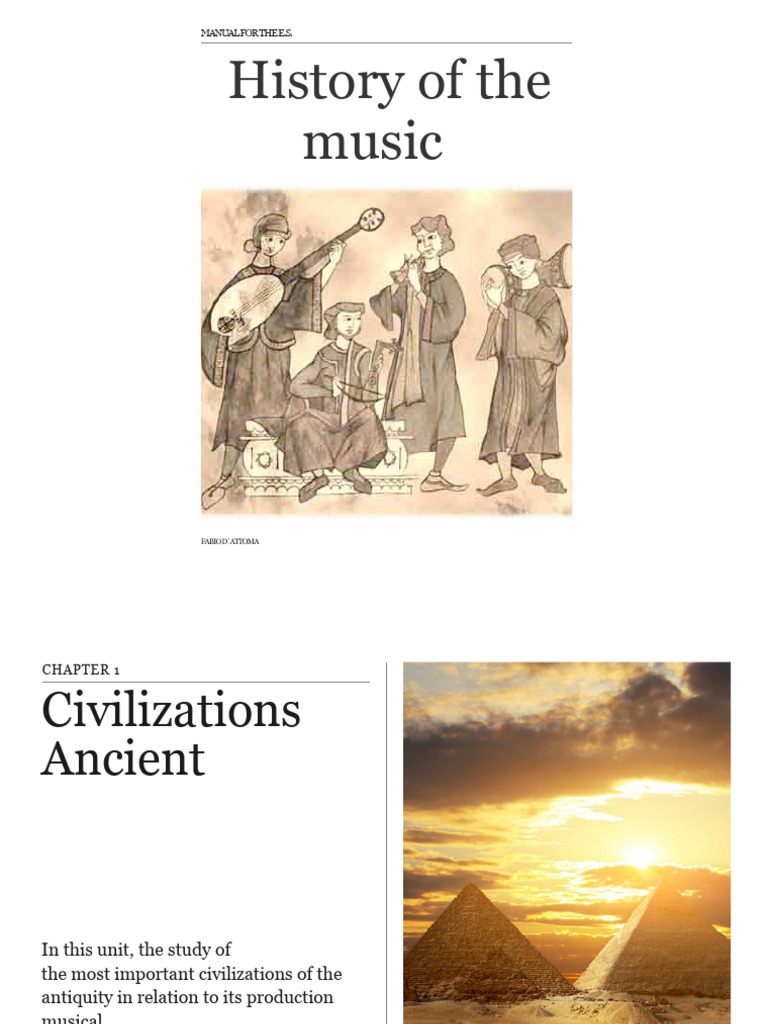 Ancient Music: Origins and Functions | PDF | Musical Instruments ...