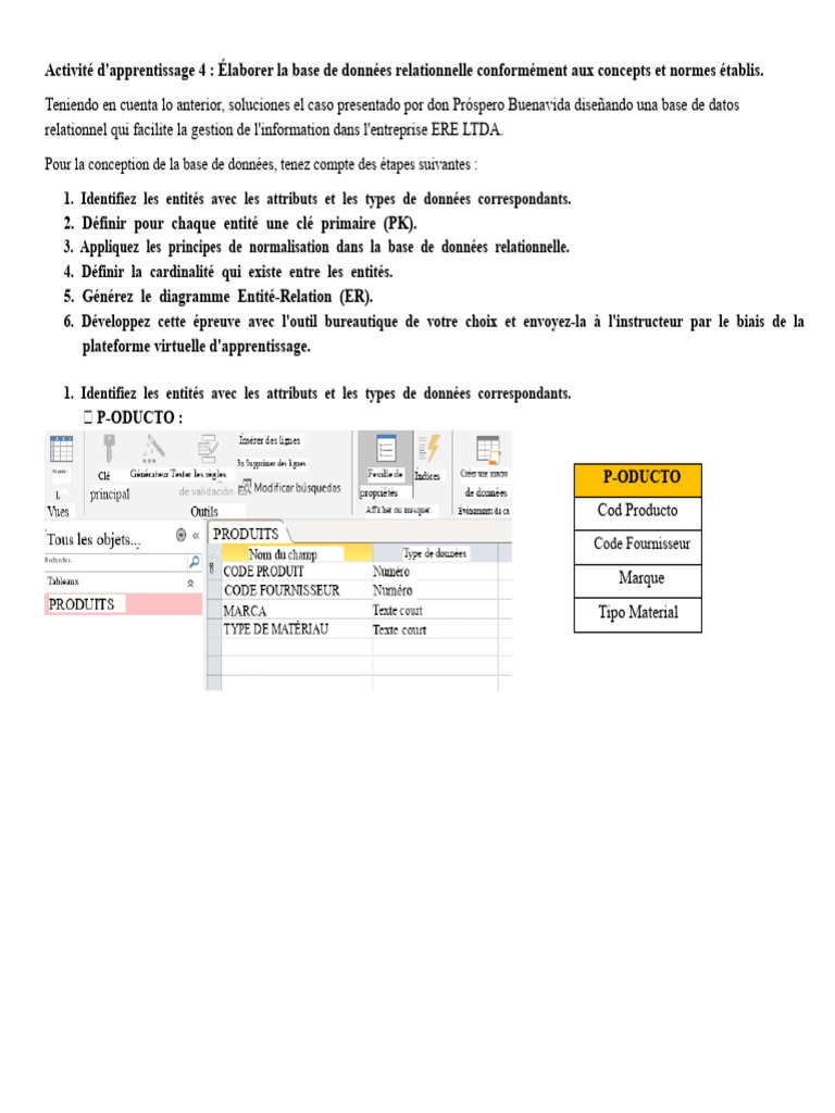 Conception d'une base de données relationnelle | PDF | Bases de données ...