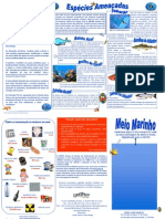 Espécies marinhas - Folheto