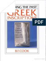 Greek Inscriptions (Reading the Past)