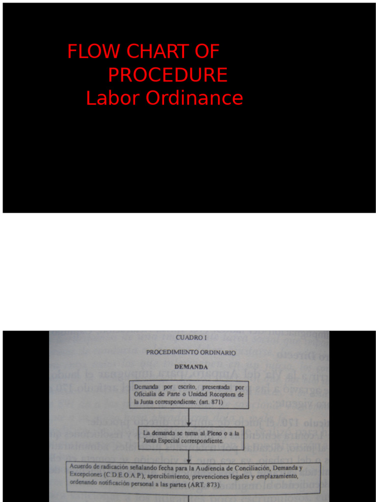 Labor Conflict Procedure Flowchart | PDF