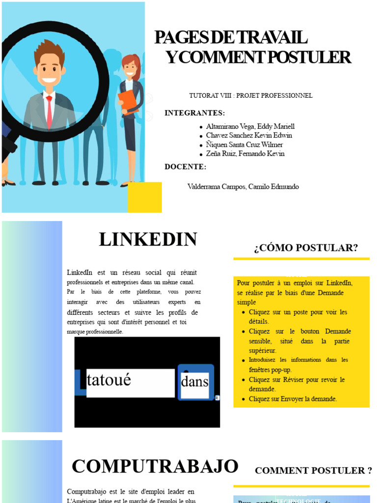 Guide pour postuler sur LinkedIn et autres plateformes | PDF | LinkedIn ...