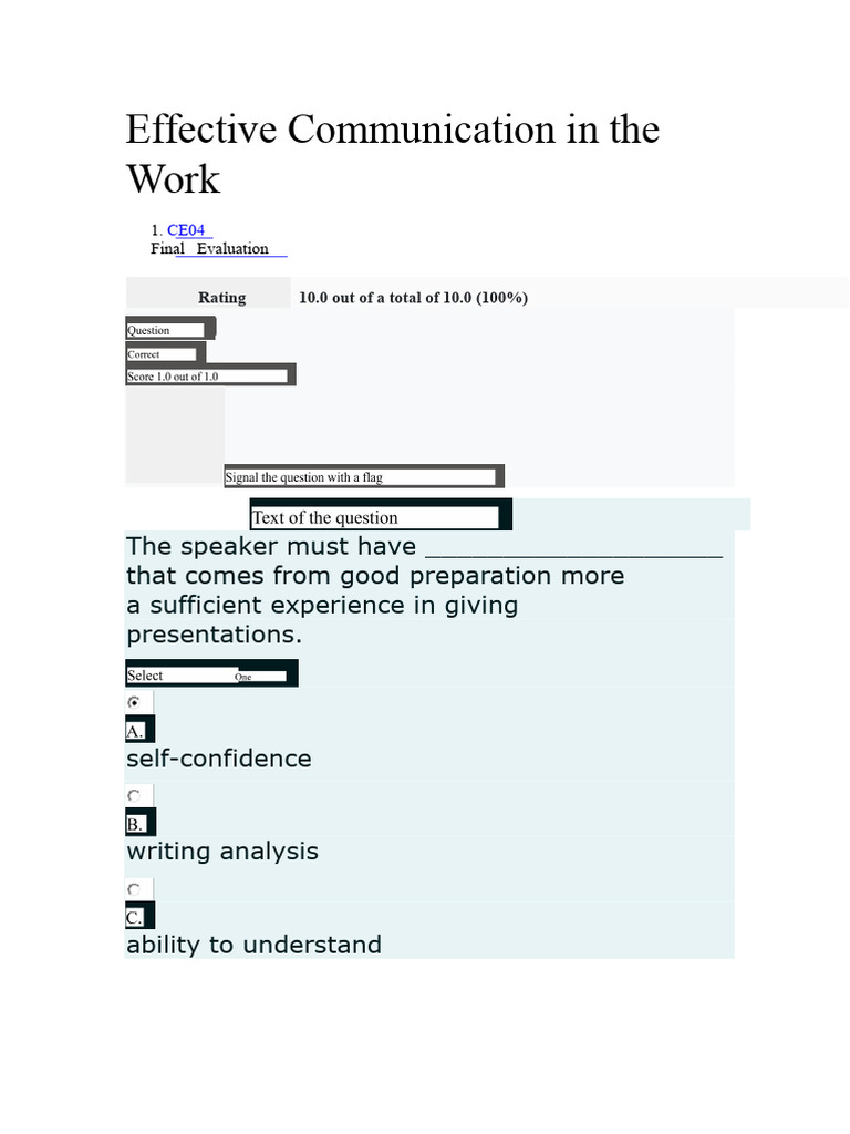 Mastering Effective Workplace Communication | PDF | Communication ...