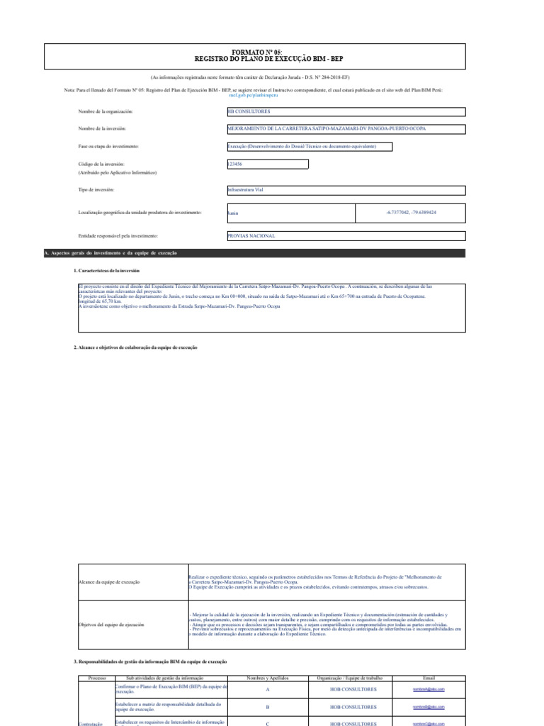 Registro do Plano de Execução BIM - BEP | PDF | BIM | Tecnologia da ...