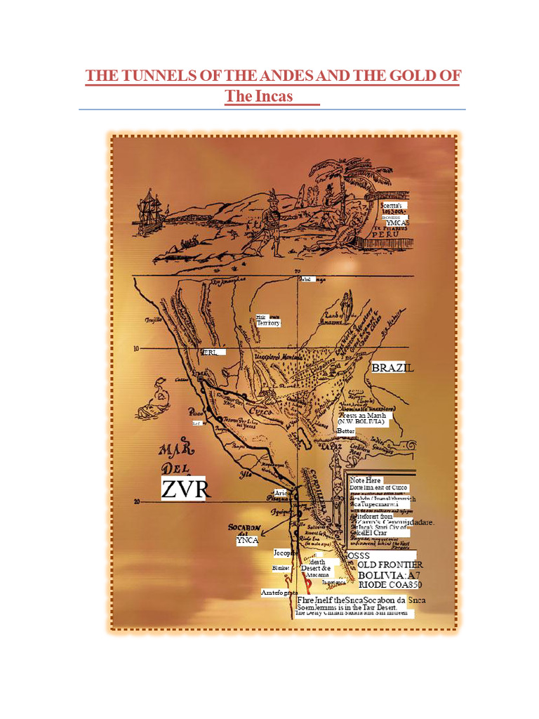The Tunnels of the Andes and the Gold of the Incas | PDF | Inca Empire ...