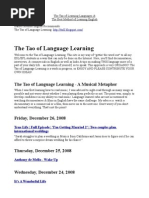 Download Tao of Language Learning and Best Way to Learn English  barnesmethodenglishblogspotcom by barnes method books international SN9661626 doc pdf