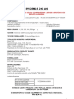 EVIDENCE 700 WG Inseticida Nicotinoide