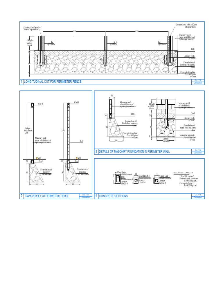 Masonry Wall Construction Details | PDF | Masonry | Wall
