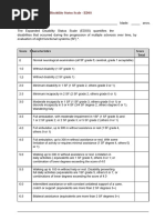 mJOA Score Assessment for Myelopathy | PDF | Urination | Neurological ...