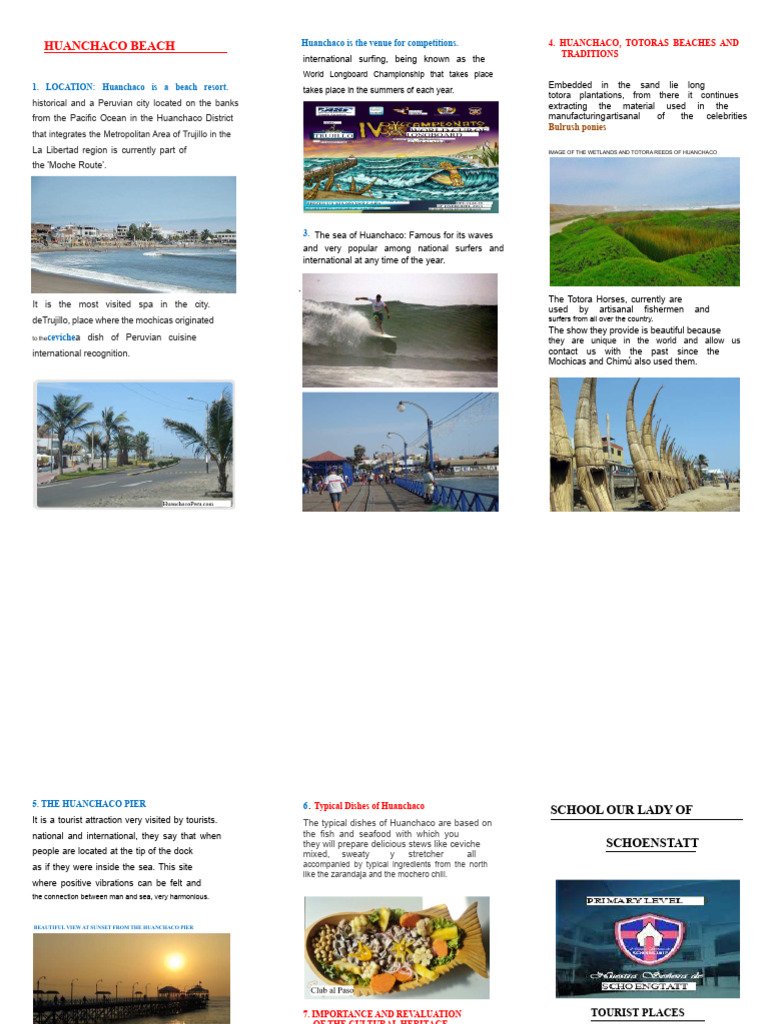 Huanchaco: Surfing, Culture, and Cuisine | PDF | Cooking | Foods