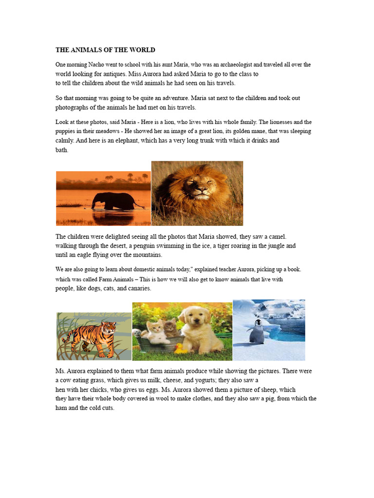 Wild and Domestic Animals Explained | PDF
