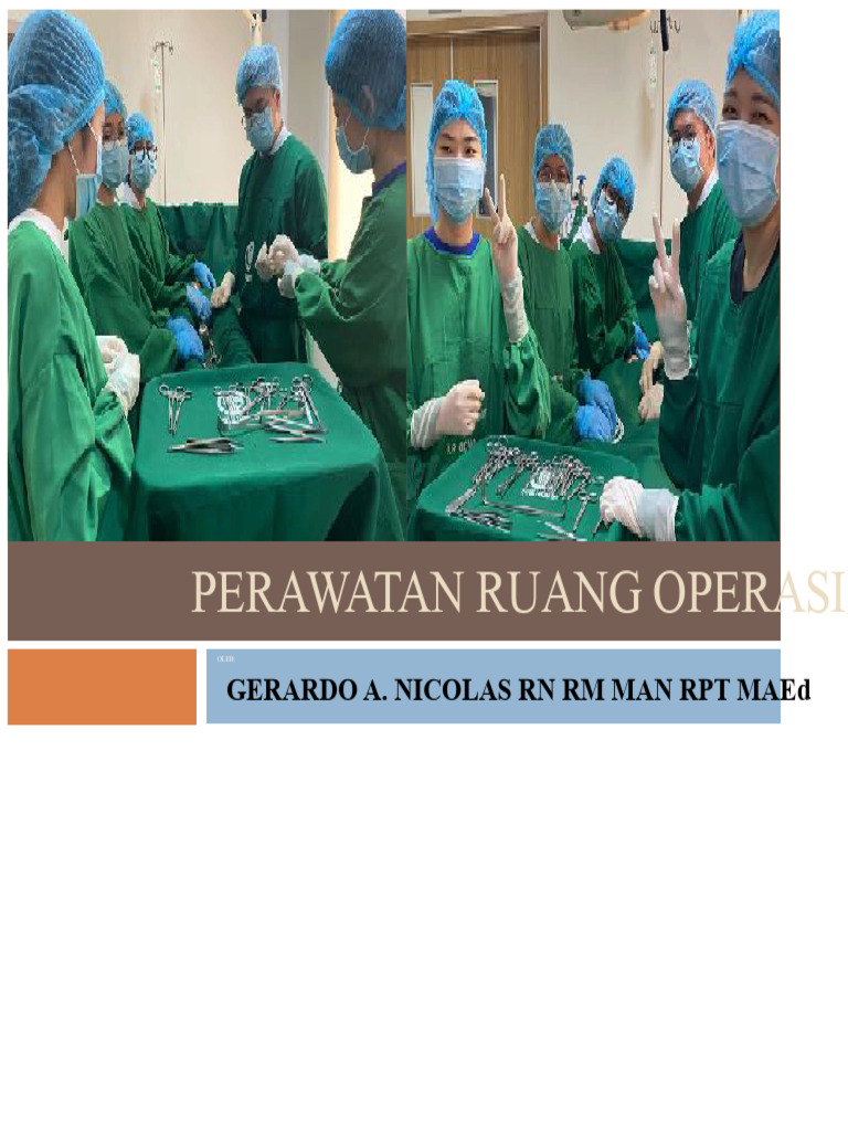 Panduan Perawatan Ruang Operasi | PDF
