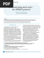 SPIKES Framework for Breaking Bad News | PDF | Palliative Care ...