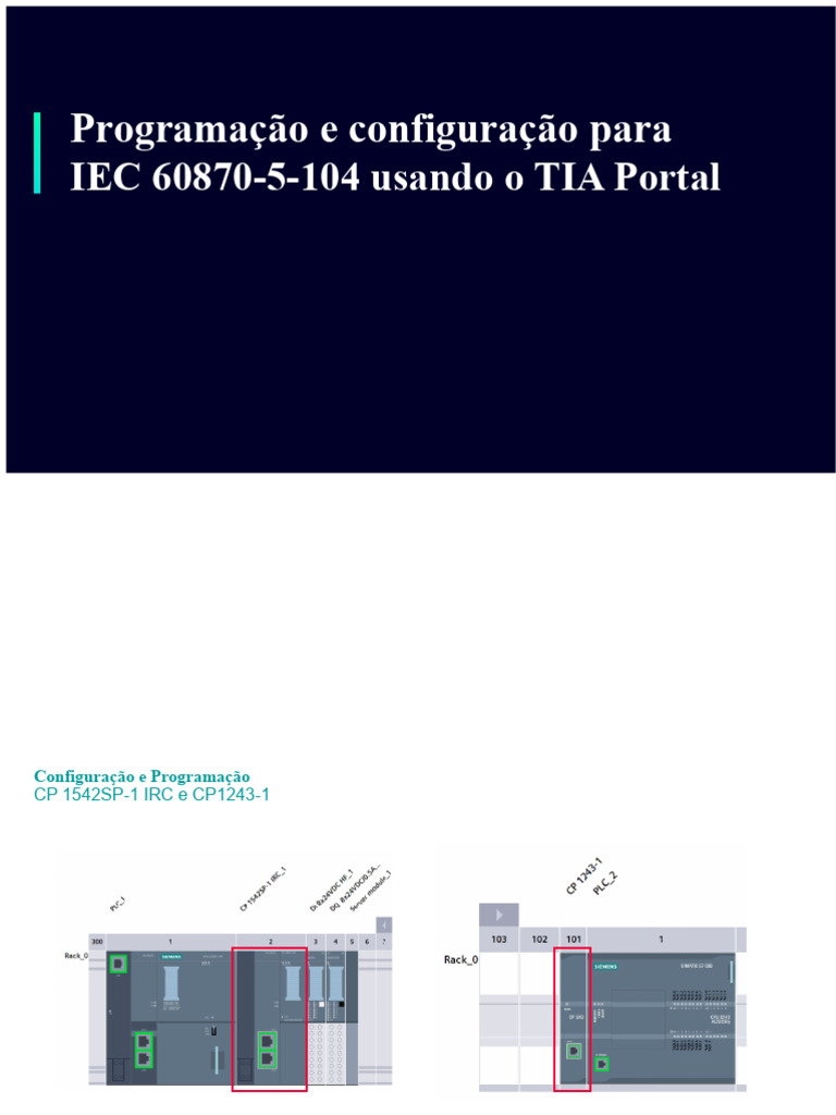 Treinamento IEC 104 e 61850 | PDF | Endereço de IP | Potência (Física)