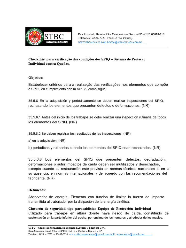 Verificación del SPIQ: Guía Completa | PDF