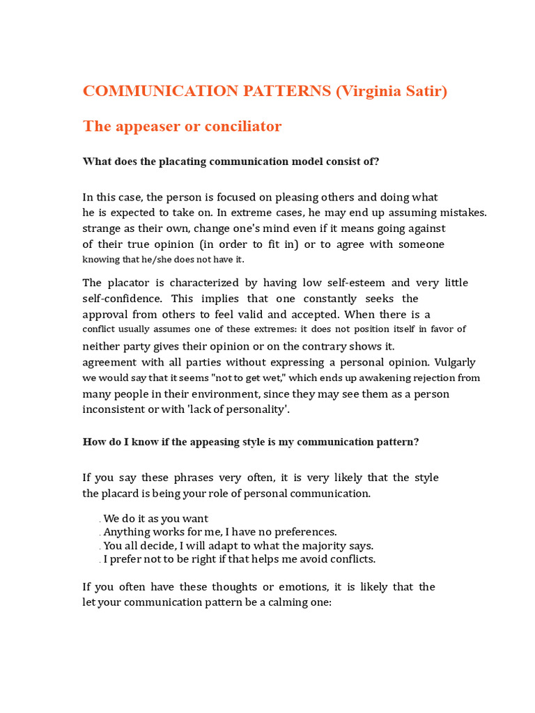 Understanding Communication Patterns | PDF | Communication | Feeling