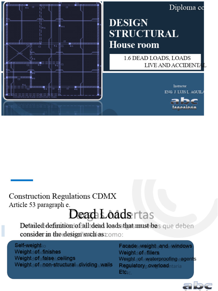 Dead and Live Loads in Structural Design | PDF | Structural Load ...