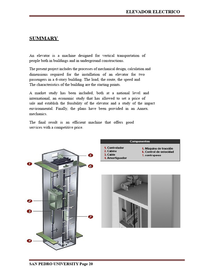 Electric Elevator | PDF